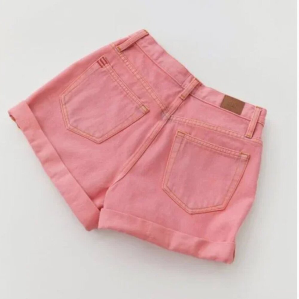 ⭐️ BDG High-Waisted Mom Pink Hipster Boho Peasant Hippie Art Deco Farm Shorts